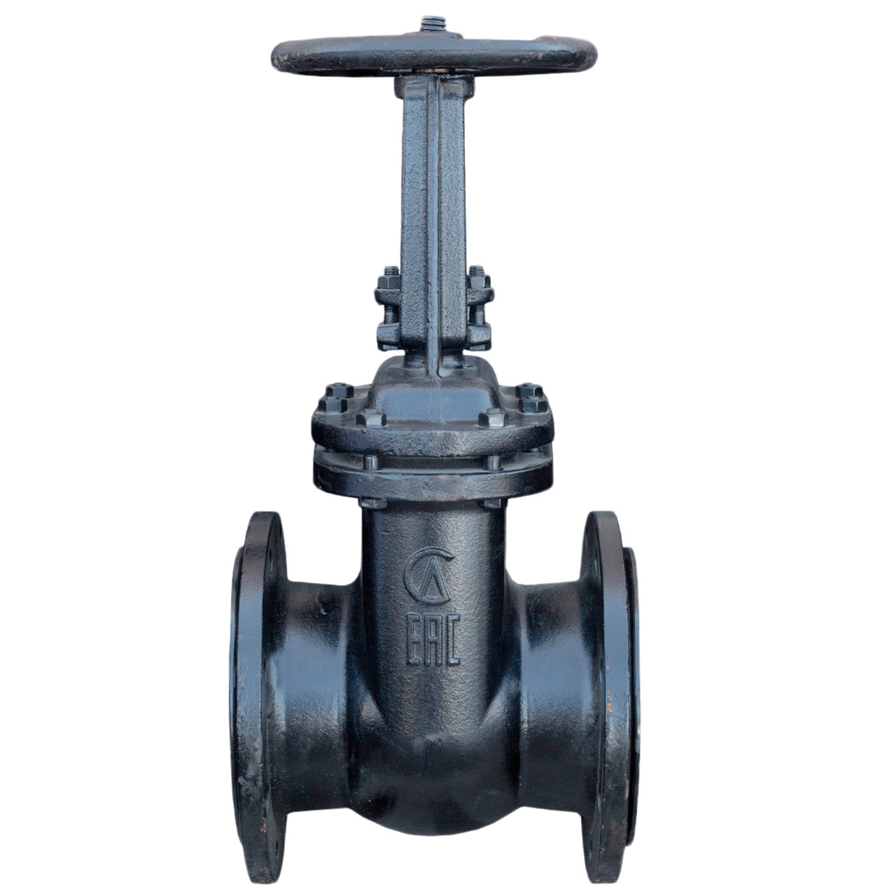 Задвижка чугунная параллельная 30ч6бр Ду 250 Ру 10 (Семёнов)